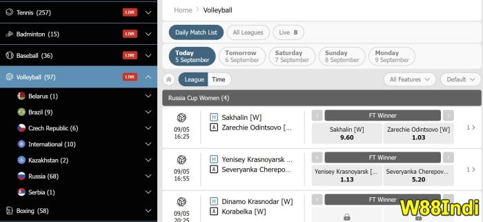 how to win volleyball betting in w88 sportsbooks strategies revealed