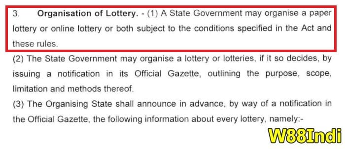 is online lottery legal in india lotteries act in india