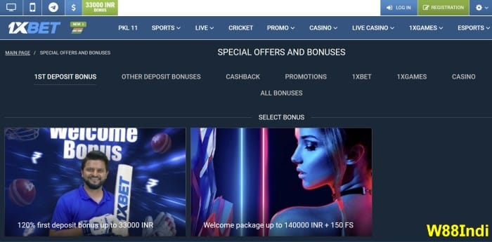 1xbet india best betting sites with free registration bonus in india