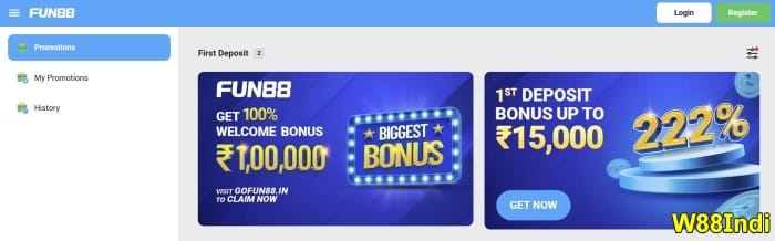 best betting sites with free registration bonus in india fun88