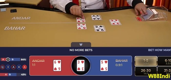 ezugi andar bahar tricks by w88indi pros