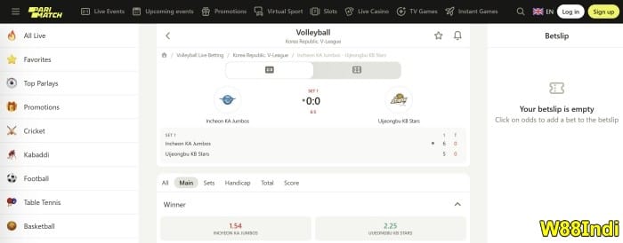 parimatch volleyball betting sites review