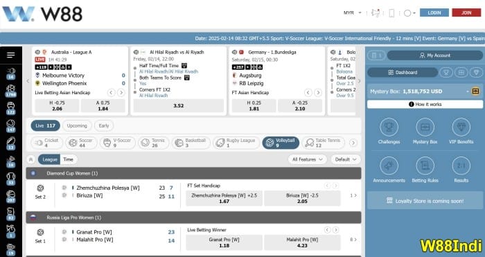 volleyball betting sites bet at w88 sportsbooks