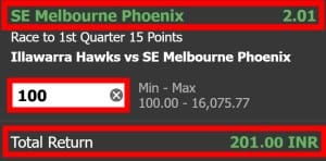 3 way in basketball betting match end outcomes with bet odds 3