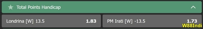 volleyball betting lines bet on handicap
