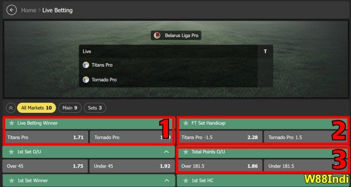 volleyball live betting learn the different betting options