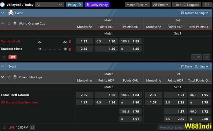 volleyball live betting options explained for beginners