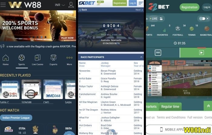 betting apps for horse racing recommended by w88indi