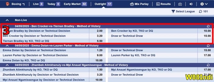 boxing betting markets know the wagering options