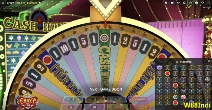 crazy time statistics probability and payouts