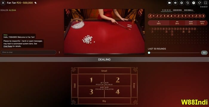 fan tan game tricks earn huge at w88 live casino