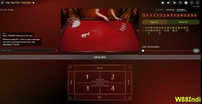 fan tan strategy bet using scoreboard data