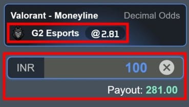 odds example 2 in valorant betting