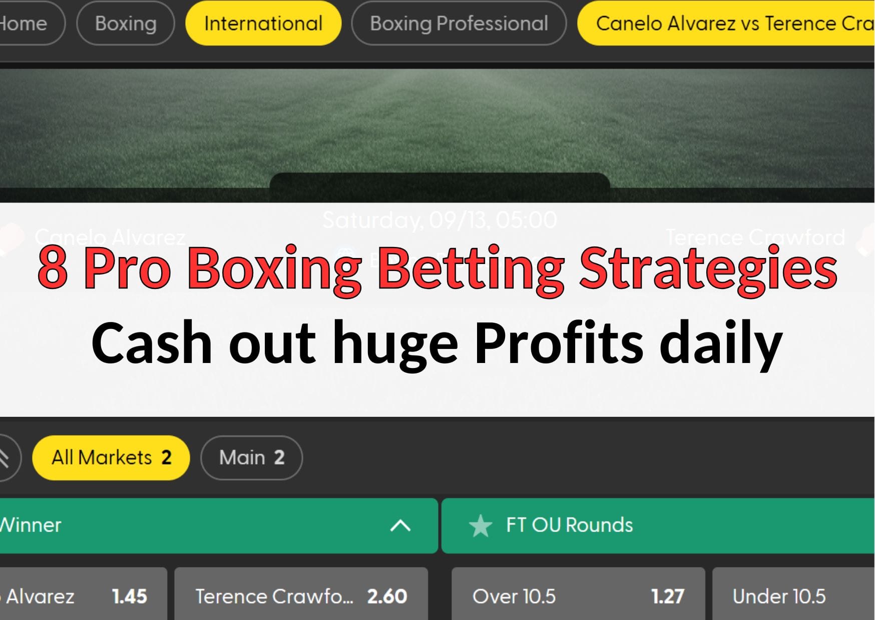 8 pro boxing betting strategies