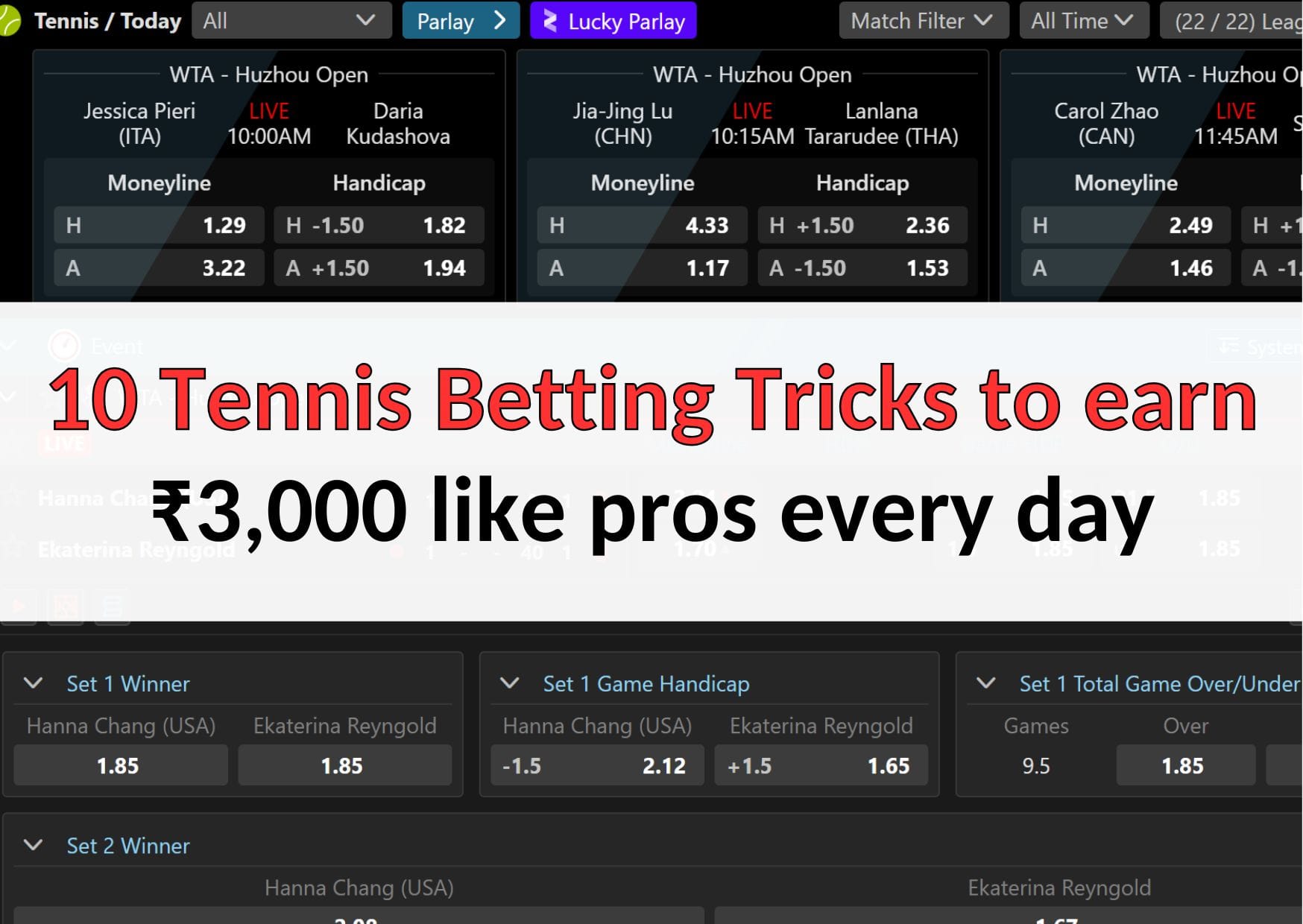 10 tennis betting tricks by w88indi