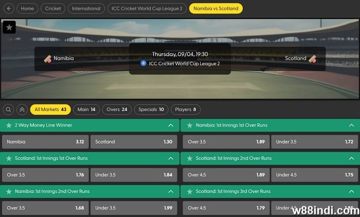cricket betting hacks and strategies by w88indi