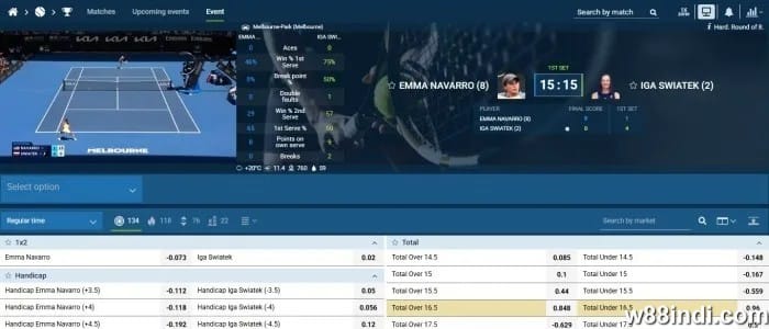 online tennis betting sites 1xbet india