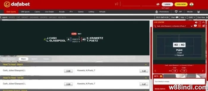online tennis betting sites dafabetindia