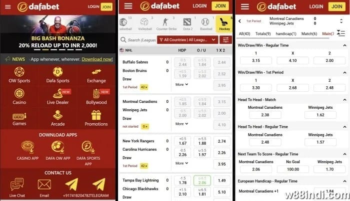 best hockey betting apps dafabet