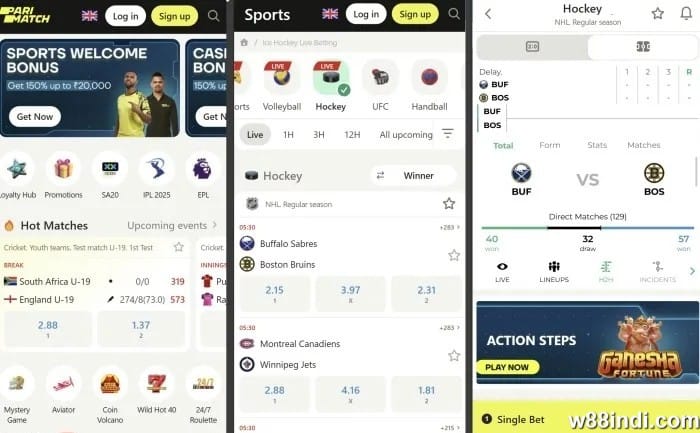 best hockey betting apps parimatch india