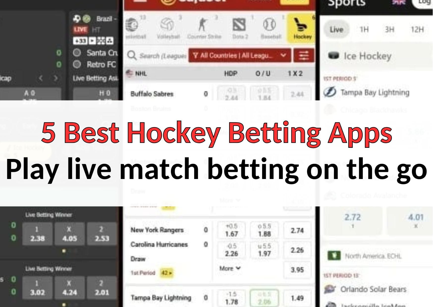 best hockey betting apps