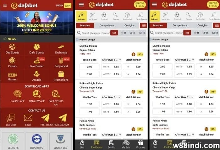 cricket exchange betting apps dafabet