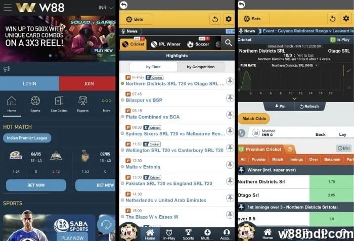 cricket exchange betting apps w88