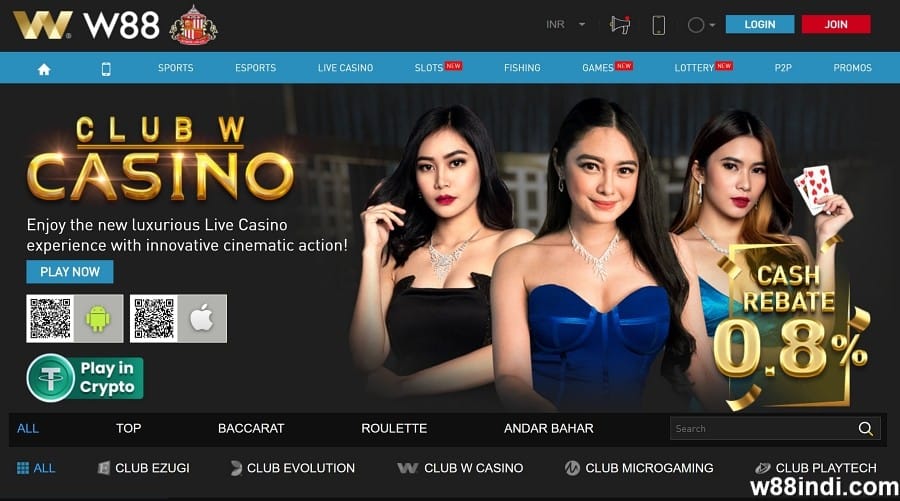 w88 india live casino