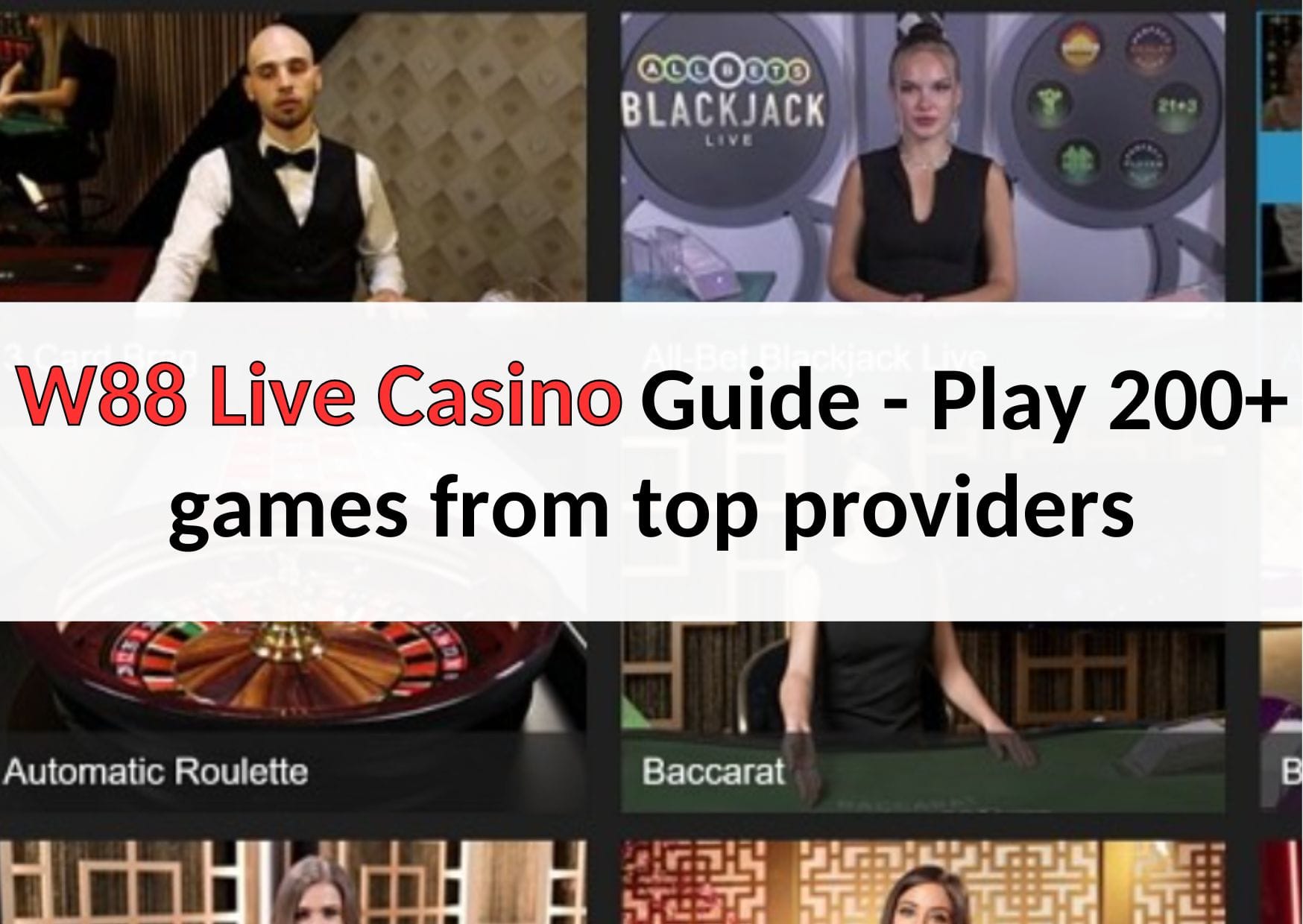 w88 live casino guide