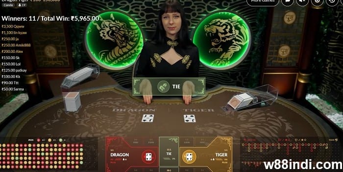w88 live casino play dragon tiger online