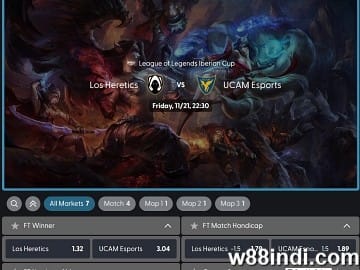 w88 sportsbook play esports betting