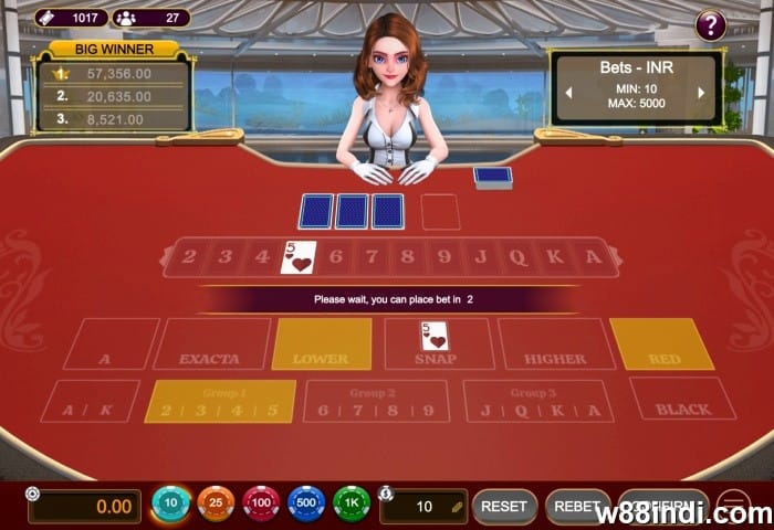 How to win Hi Lo at W88 India