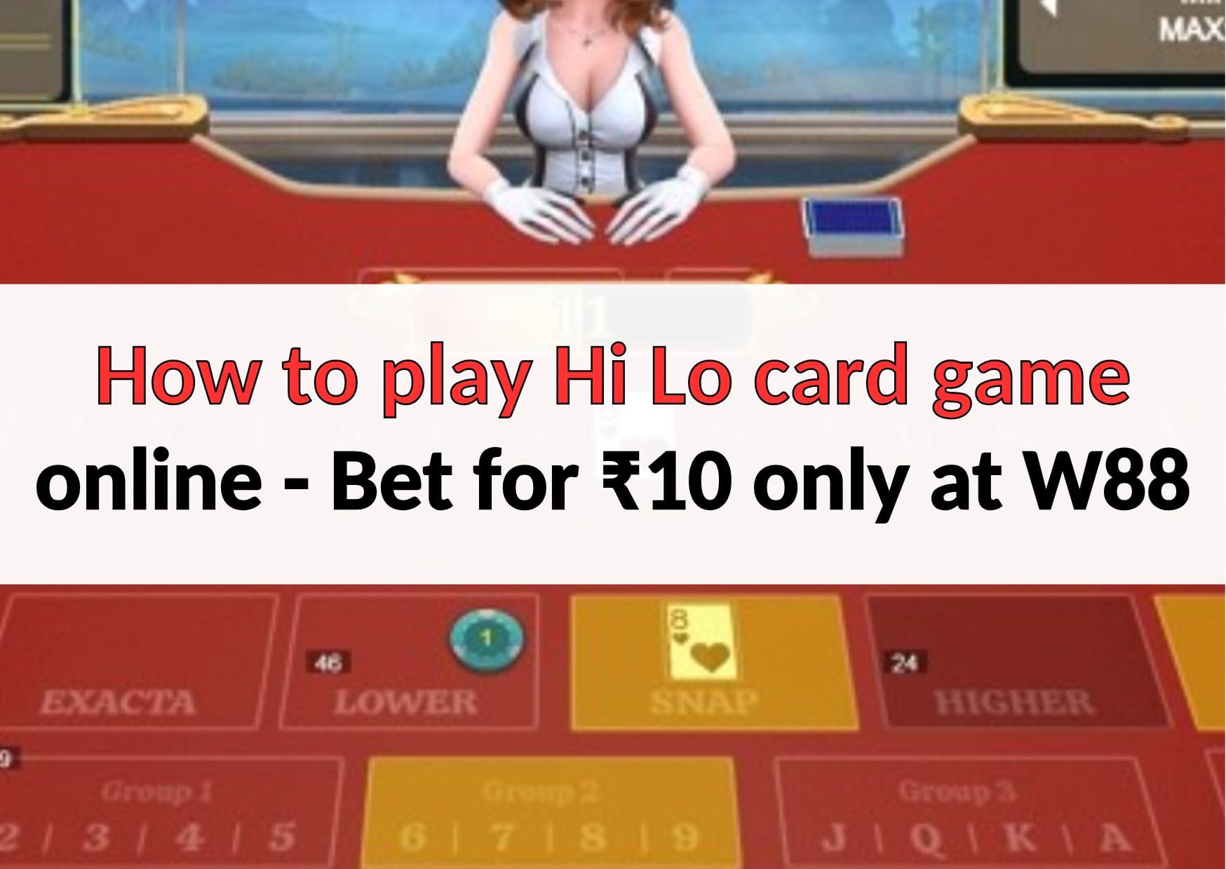 how to play hi lo card game w88indi