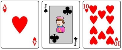 3 patti sequence order high card hand