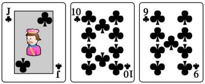 3 patti sequence order pure sequence hand
