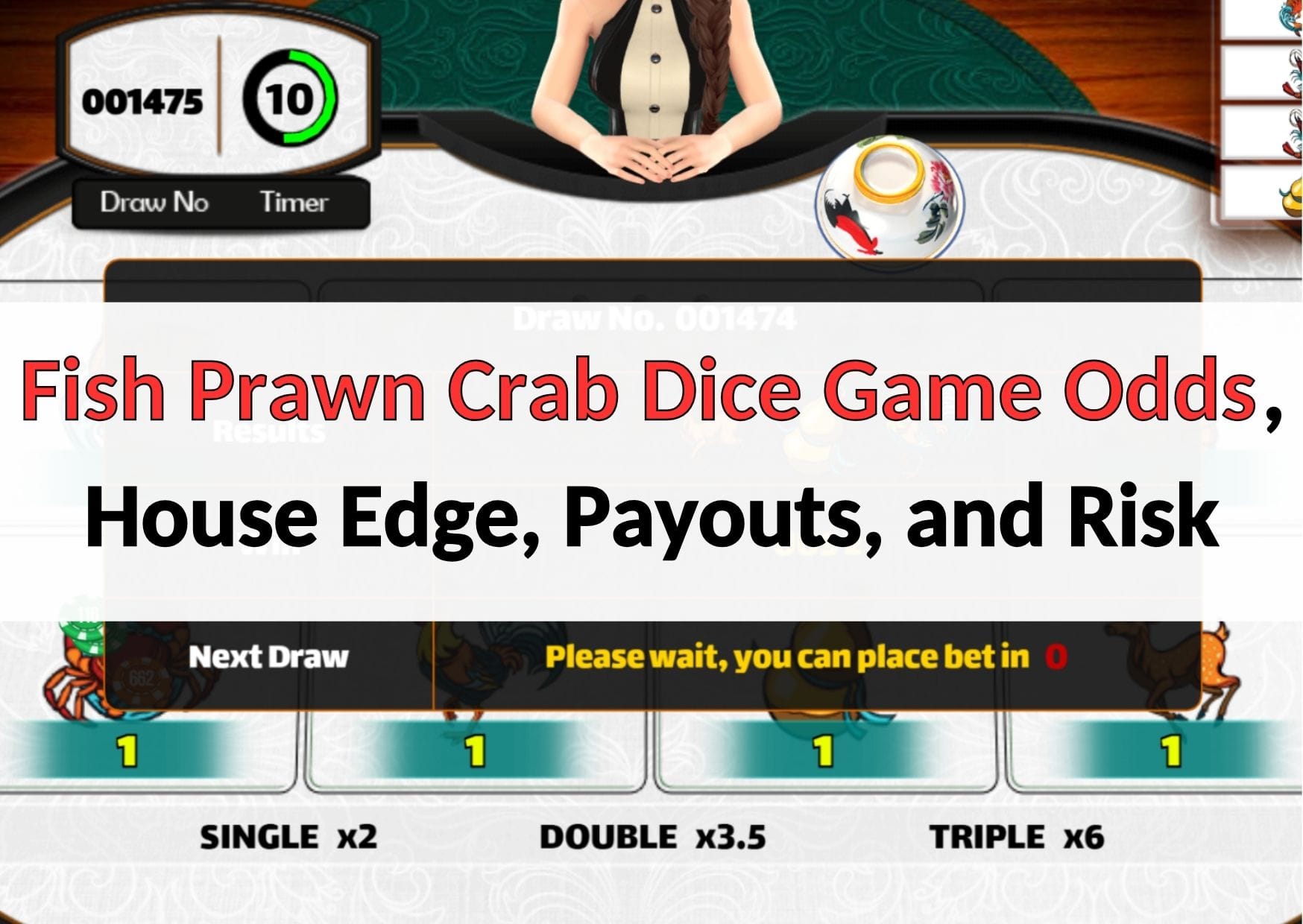 Fish Prawn Crab Dice Game Odds