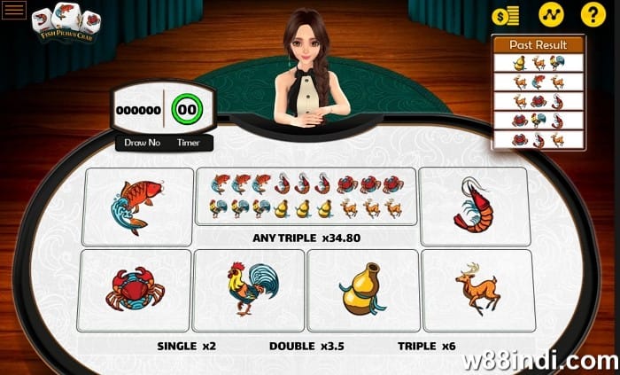 fish prawn crab dice game odds explained