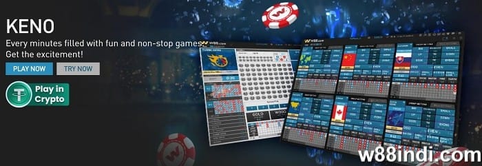 play free keno games at w88