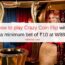 How to play Crazy Coin Flip with a minimum bet of ₹10 at W88