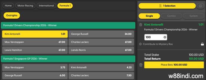 formula-1-betting-online-at-w88-online