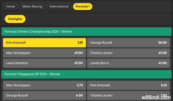 formula-1-betting-online-at-w88-sportsbook