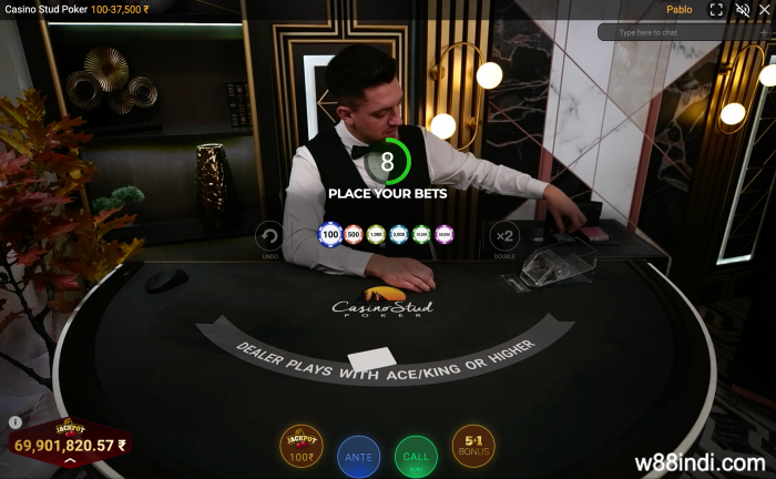online-poker-gameplay-at-w88-casino